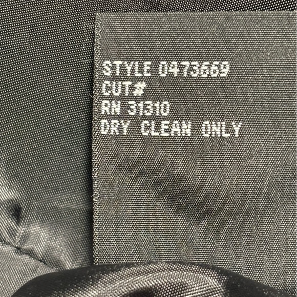 Women’s black 3/4 length satin jacket size 10 - Picture 10 of 12